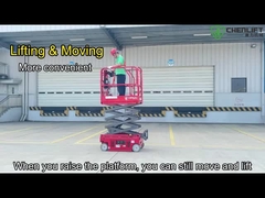 Mini Self Propelled Scissor Lift Platform Full Electric For Aerial Work
