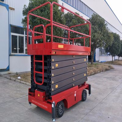 Hydraulic Mobile Scissor Telescopic Lift Platform DC Power