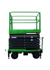 Manual Pushing Mobile Scissor Lift Table Aerial Work Platform 500kg 12m