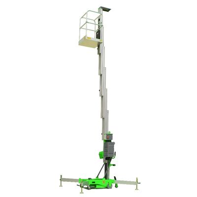 160Kg 6m Lifting Height Mobile Portable Aerial Work Platform with Aluminum Profile
