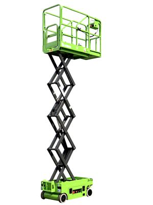 MX390S 240kg Load Self Propelled Mini Scissor Lift Hydraulic Turning Wheel