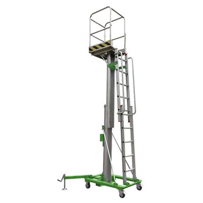Manual Elevating Lift Manual Winch Elevating Work Platform