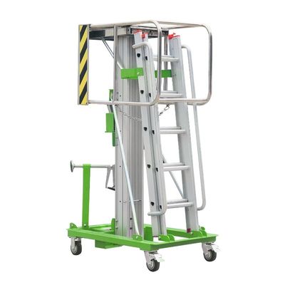 Manual Elevating Lift Manual Winch Elevating Work Platform