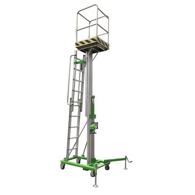 Manual Elevating Lift Manual Winch Elevating Work Platform