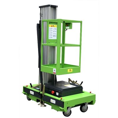 Single Mast Lift Aluminum Mobile Aerial Work Platform