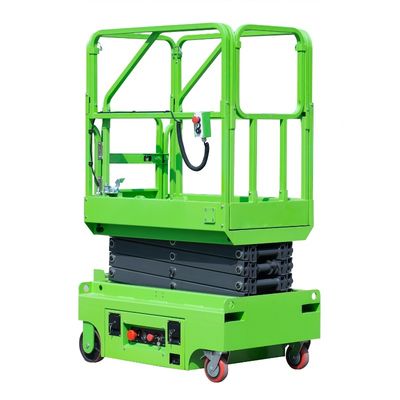 3m 3.9m DC Powered Mini Scissor Lift , Small Electric Scissor Lifts CE