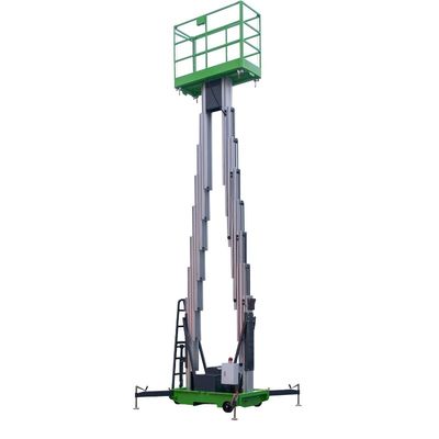 Customizable Hydraulic Lift Platform 10m Double Mast Loading Capacity 200kg