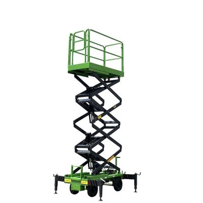 7.5 Meters Manual Pushing Mobile Scissor Lift X-Lift Platform 500Kg
