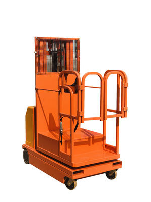 4.5m Battery Powered Full Electric Order Picker Lift Truck Self Propelled