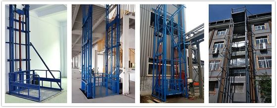 1T Load 4m Height 2.2 kw Motor Power Hydraulic Cargo Lifting Platform with CE