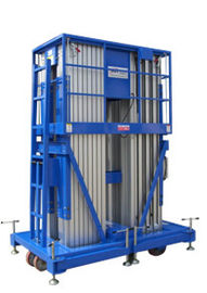 12m Quadruple Mast Elevated Aerial Work Platform 300Kg Loading