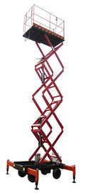 6 Meters Mobile Scissor Lift Hydraulic Lifting Equipment with Extension Platform 450Kg Loading Capacity