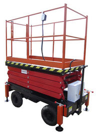 Loading Weight 1t Hydraulic Mobile Scissor Lift of 12m Lifting Height