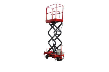Mannual pushing scissor lift with loading capacity 300Kg and 3M Lifting Height
