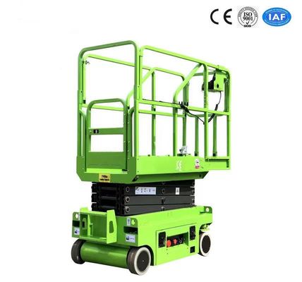 Mini Self-propelled Scissor Lift 3 Meters For Aerial Work With Hydraulic Turning Wheel