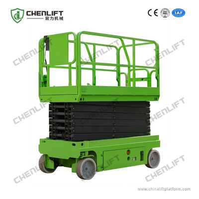 Aerial Work Platform Self Propelled Scissor Lift 6m 8m 230kg Loading Capacity with Extension Table