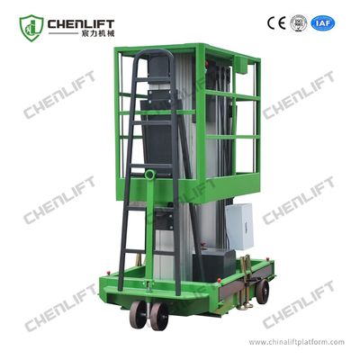 10 Meters Hydraulic Lift Platform Aluminum Aerial Work Platform Double Mast